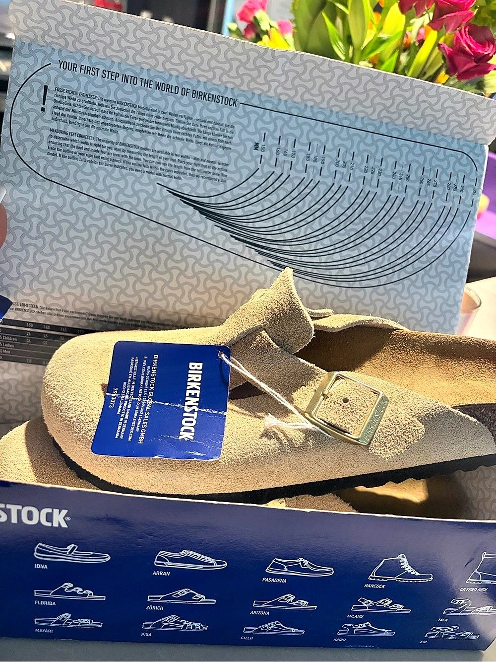 Birkenstock Boston BS Leather Clog Sandals Brown US L 11 M 9 (NWT)